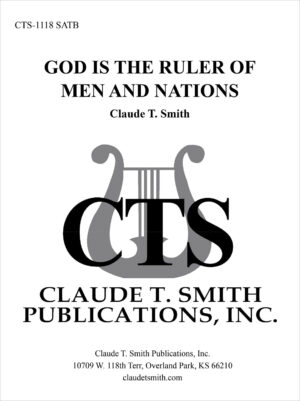 God Is The Ruler of Men and Nations sheet music cover