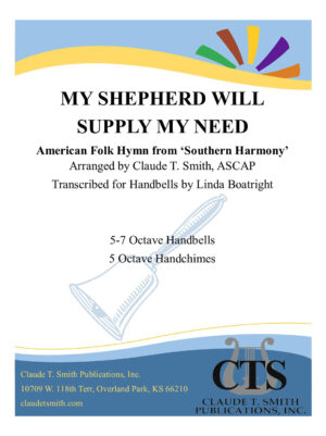 My Shepherd Will Supply My need handbells and handchimes cover