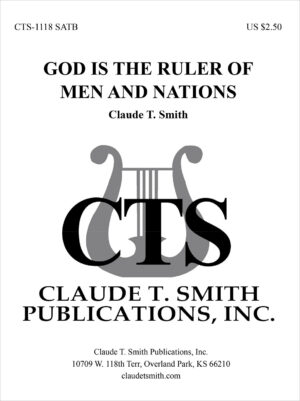 God is The Ruler of Men and Nations music cover