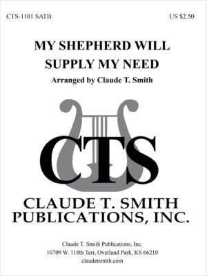 My Shepherd Will Supply My Need