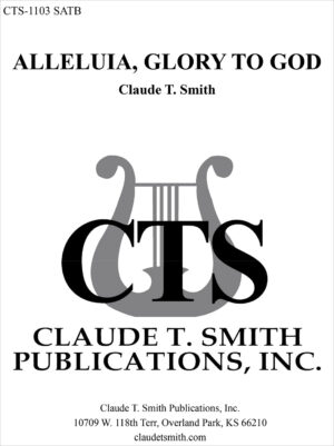Alleluia Glory to God sheet music cover