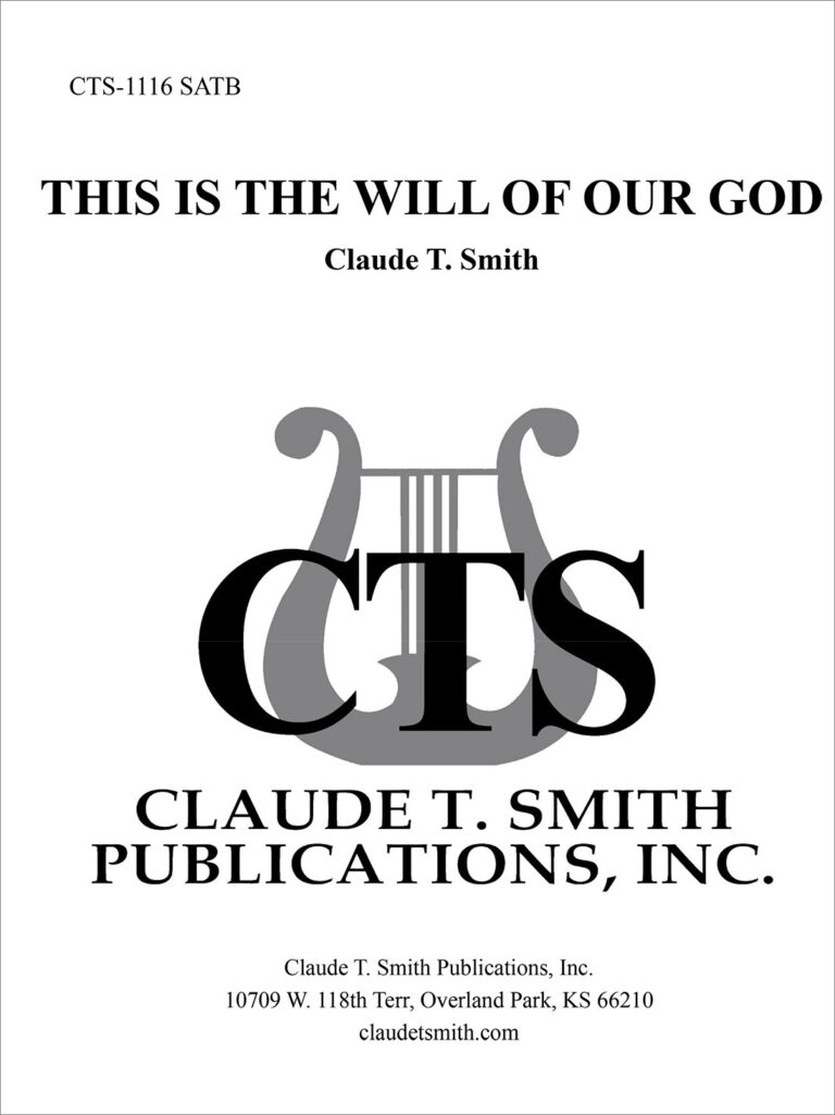 This Is The Will Of Our God sheet music cover