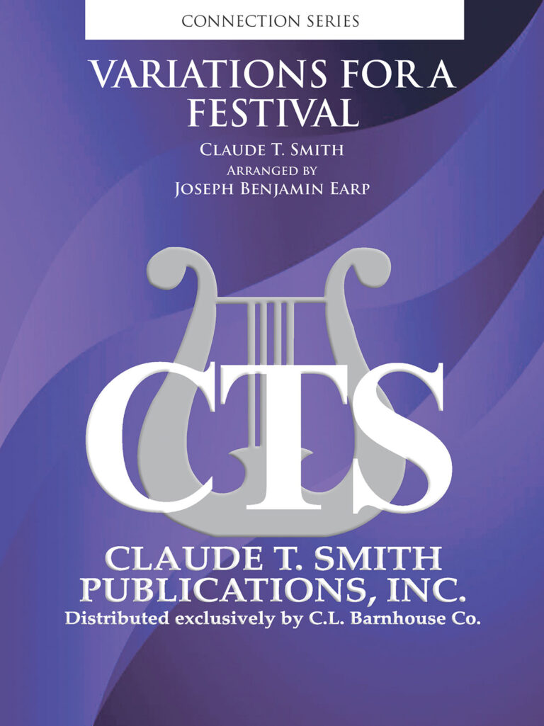 Variations for a Festival sheet music cover